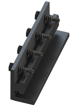 Unirac Solarmount Pro Series Bonding Splice Bar Black Finish - 303019D 4 PACK