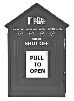 MidNite Solar Birdhouse Emergency Disconnect Gray - MNBIRDHOUSE1-GRAY