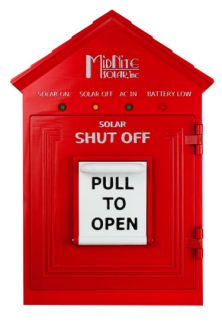 MidNite Solar Birdhouse Emergency Disconnect Red - MNBIRDHOUSE1-RED