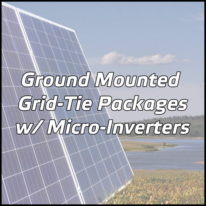 Ground Mounted Solar Packages w/ Micro-Inverters