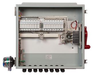 MidNite Solar Disconnecting Combiner Enclosure for 16 Strings NEMA Type 4X Aluminum - MNPV16HV-DISCO 4X