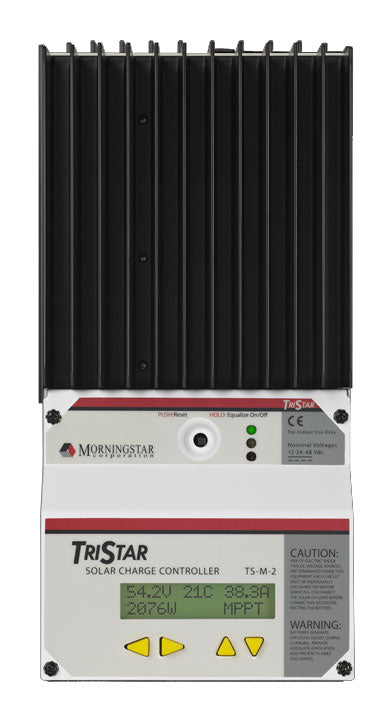 Morningstar Tristar Charge Controller with Meter PWM 12V-24V-48V 60 Amp - TS-60-M