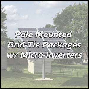 Pole Mounted Solar Packages w/ Micro-Inverters
