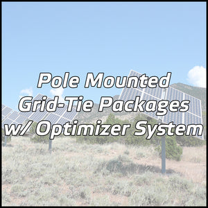 Pole Mounted Solar Packages w/ Optimizer System