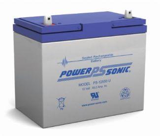 Power-Sonic Battery U 12 Volt 55 Ah Sealed AGM - PS-12550