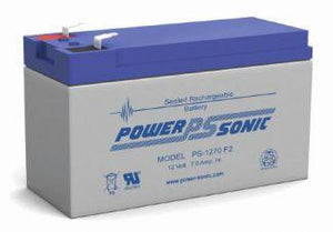 Power-Sonic Battery F2 12 Volt 7 Ah Sealed AGM - PS-1270
