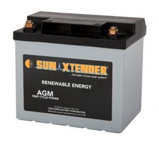 Sun Xtender Battery 34AH 12V Battery Sealed AGM - PVX-340T