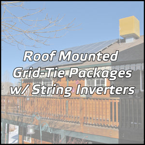 Roof Mounted Solar Packages w/ String Inverters