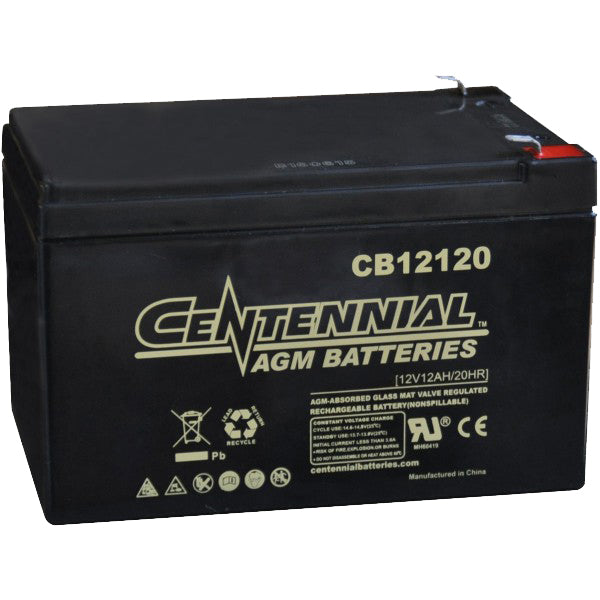Centennial AGM 12V 12Ah Sealed Lead Acid battery CB12120F2